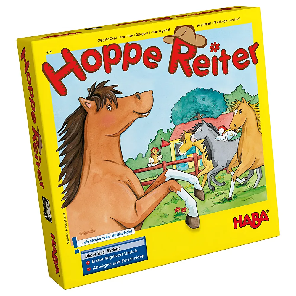 HABA Puzzle Hoppe Reiter