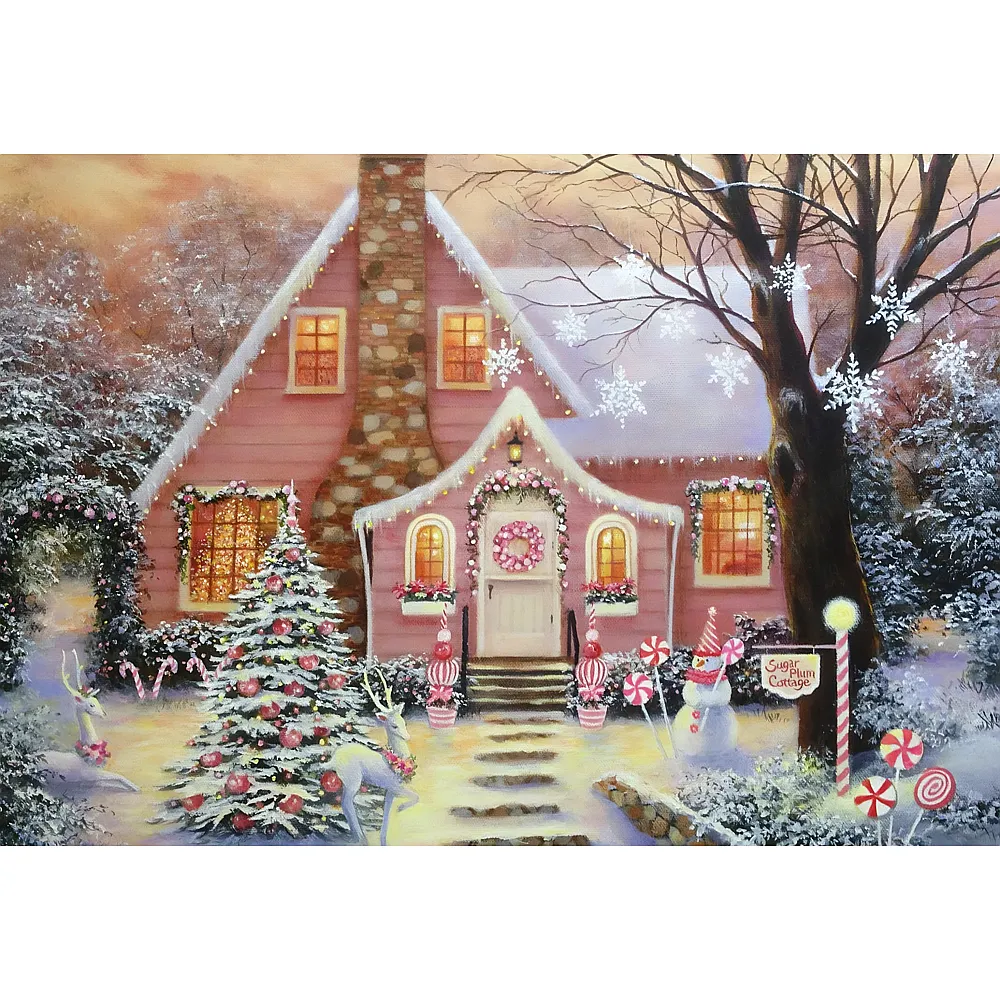 Alipson Puzzle Sugar Plum Cottage - Puzzle 1000 Teile