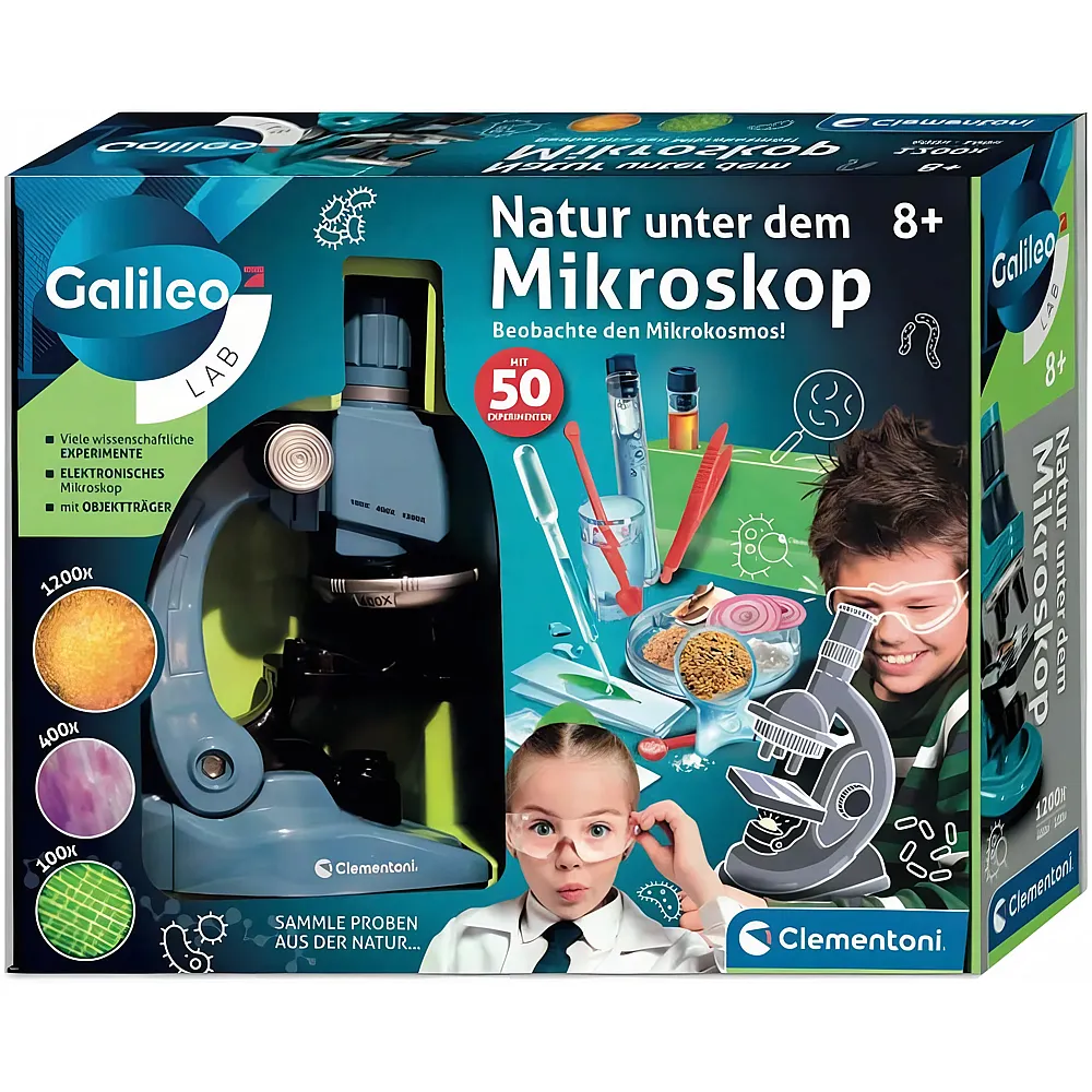 Clementoni Natur unter dem Mikroskop