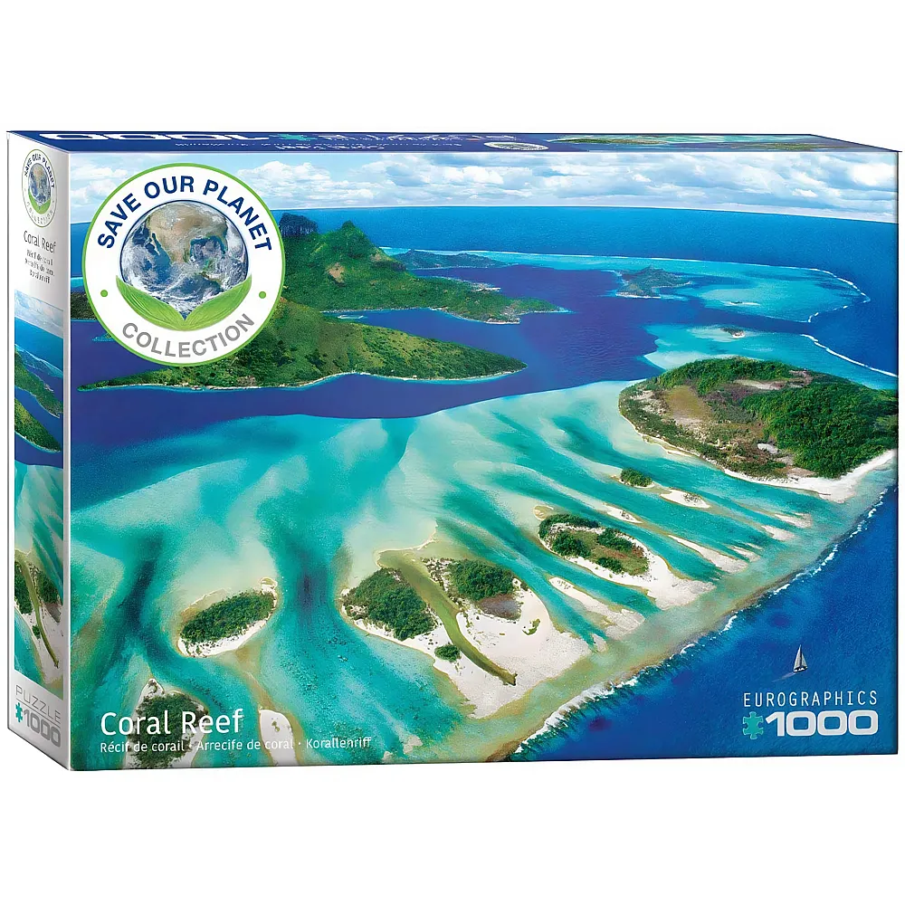 Eurographics Puzzle Save our Planet Korallenriff - 1000 Teile