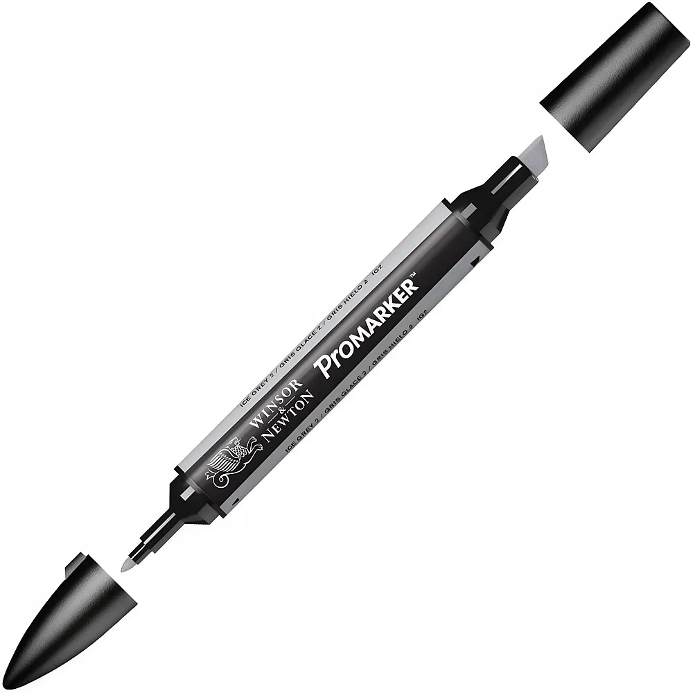 meinspielzeug - Winsor & Newton Promarker mit 2 Spitzen Eis Grau 2 | Farbe & Kreide