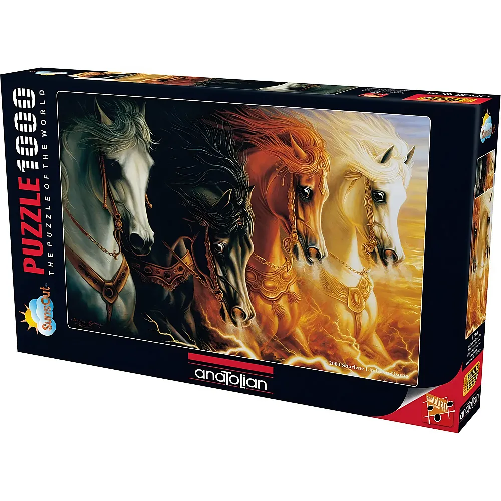 Anatolian Puzzle The Four Horses Of Apocalypsee - 1000 Teile