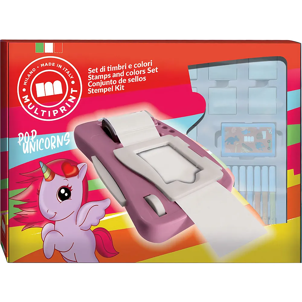 Multiprint Einhorn-Aufklebermaschinen-Set