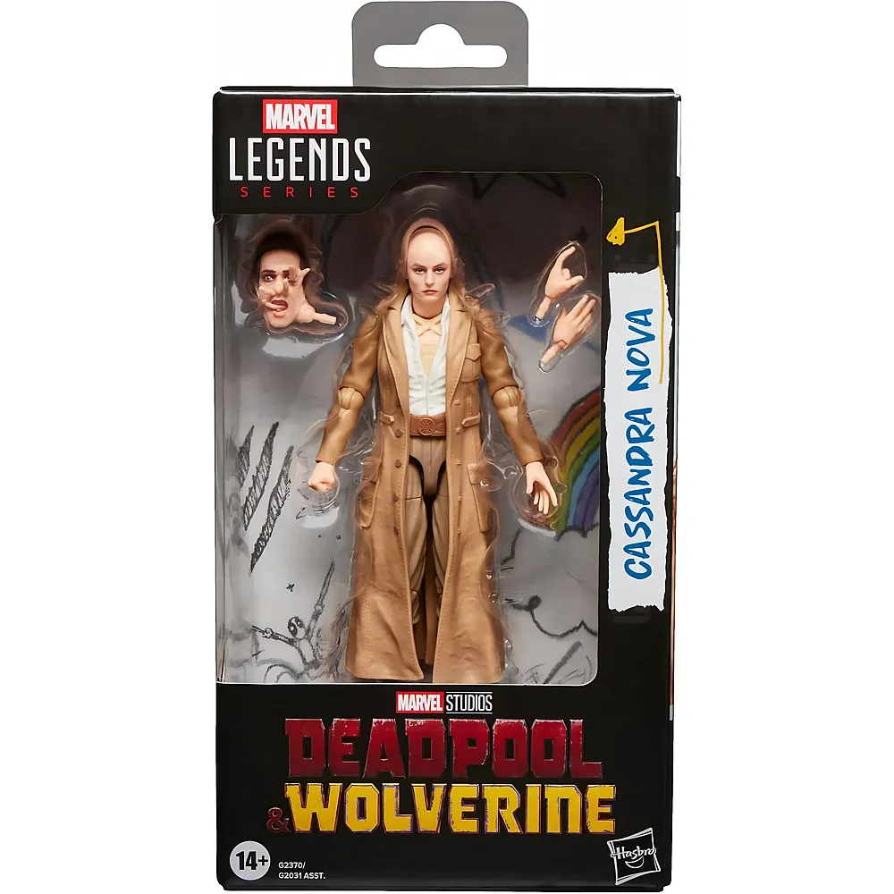 Hasbro Marvel Legends Series Cassandra Nova, Action-Figurengeschenk zum Sammeln zum Marvel Studios' Film Deadpool & Wolverine, Skala 15 cm