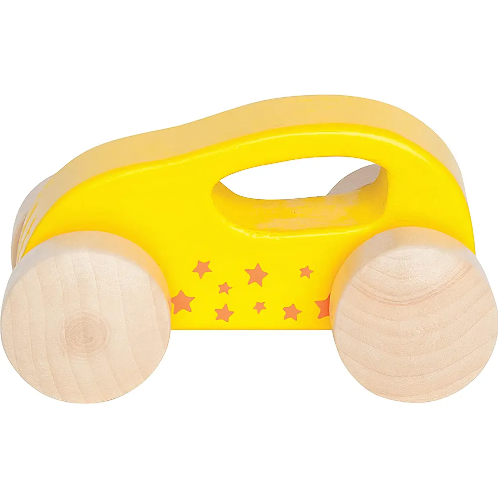 Hape Kleines Auto Gelb 10cm | Spielzeugautos