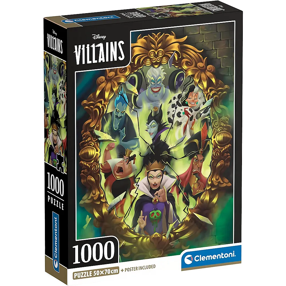 Clementoni Puzzle Disney Villains B�sewichte 2 1000Teile