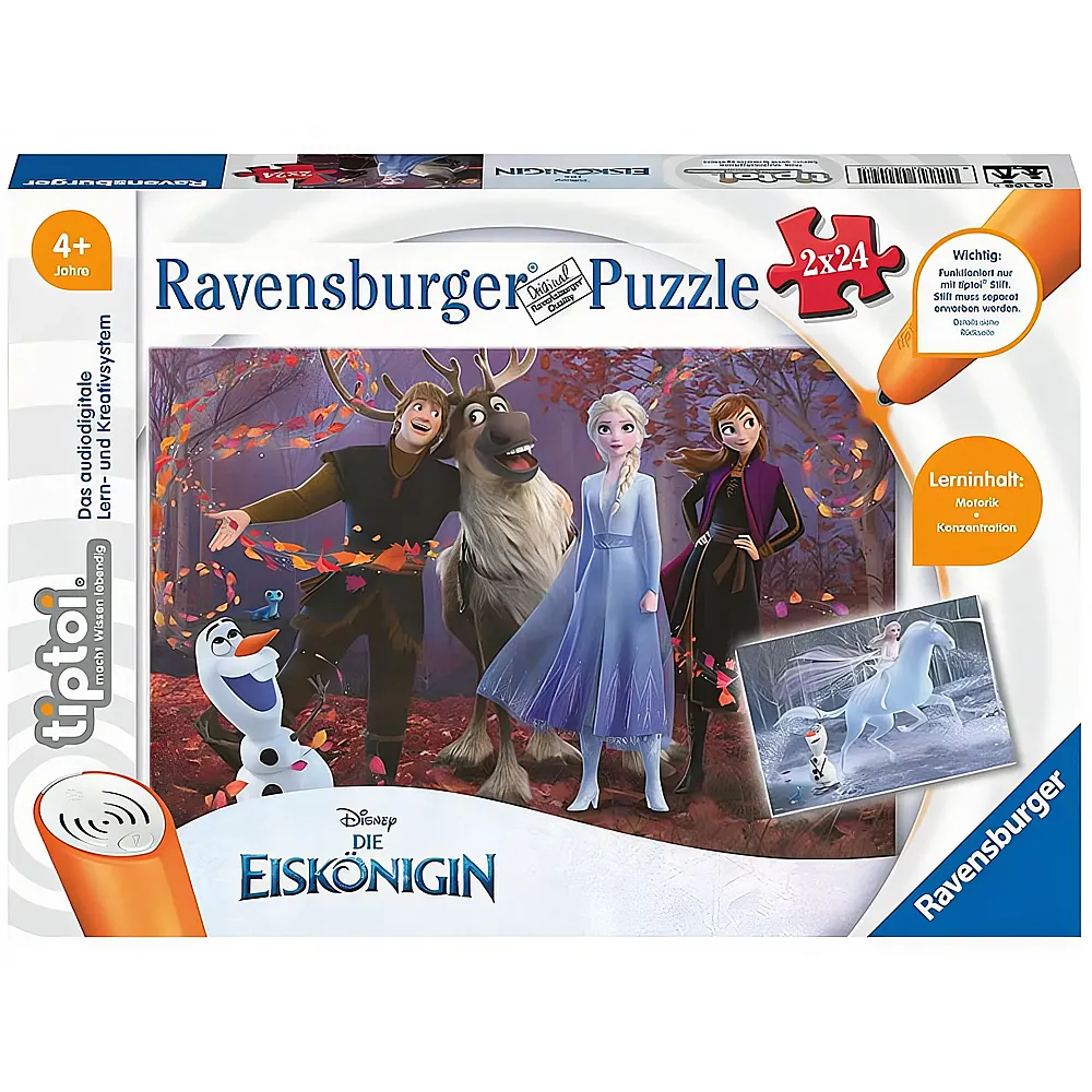 Ravensburger tiptoi Disney Frozen Puzzle f�r kleine Entdecker: Die Eisk�nigin