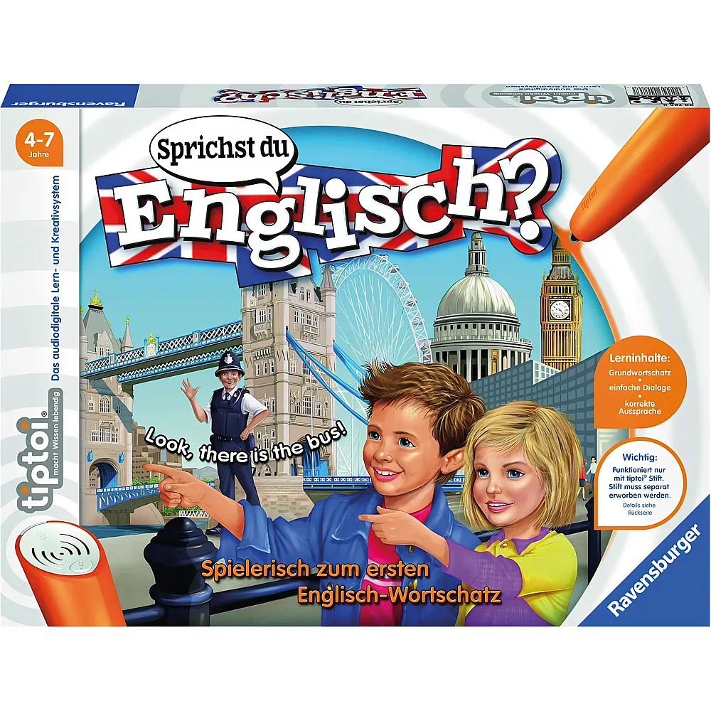 Ravensburger tiptoi Sprichst du Englisch