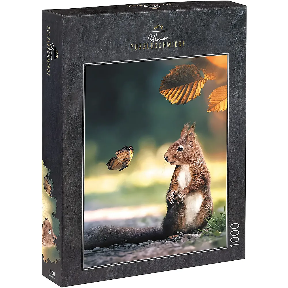 Ulmer Puzzleschmiede Pinselohr & Schwalbenschwanz, Das emsige Eichh�rnchen - 1000 Teile