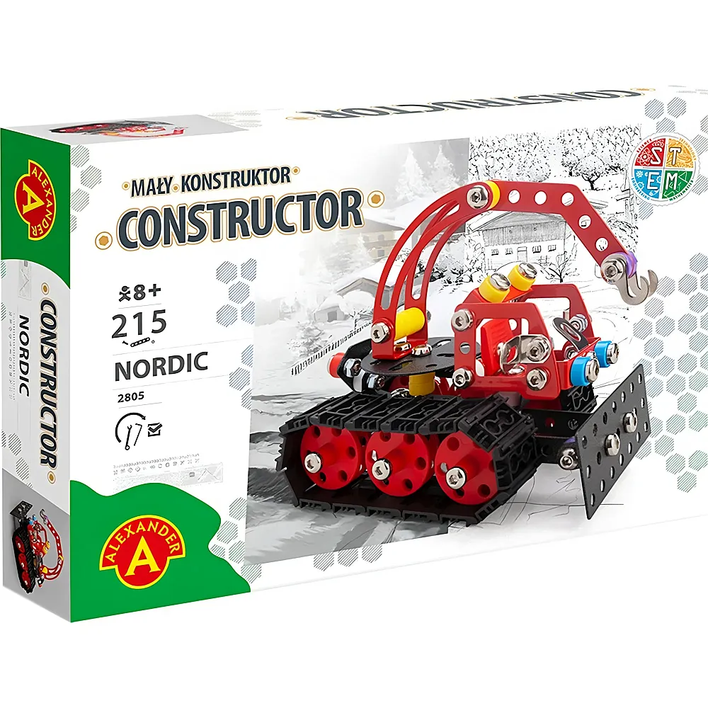 Alexander Constructor Nordic Raupe 215Teile
