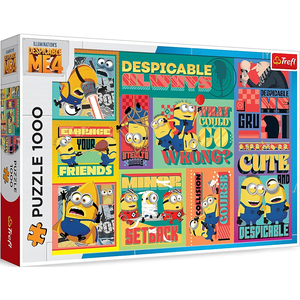 Trefl Puzzle Gru und Minions - 1000 Teile