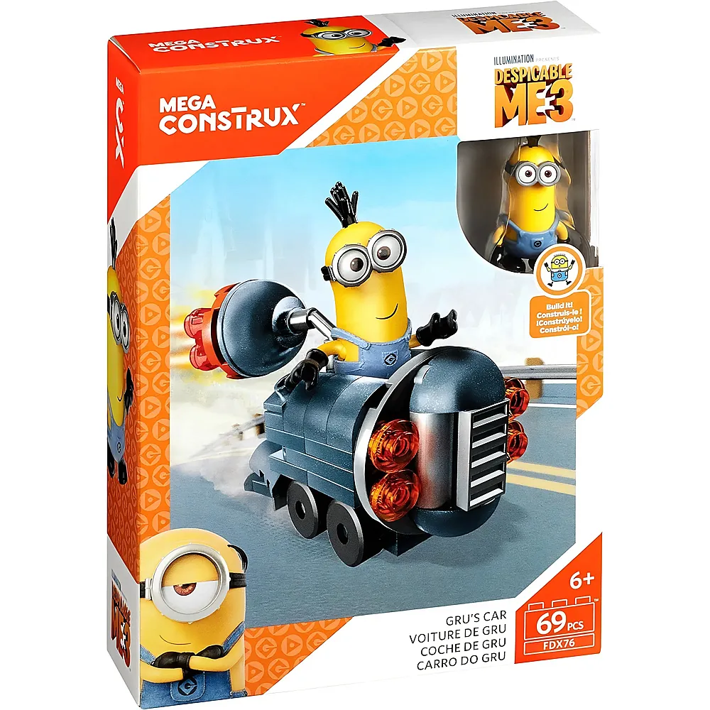 Mega Construx Minions Gru's Auto - 69 Teile