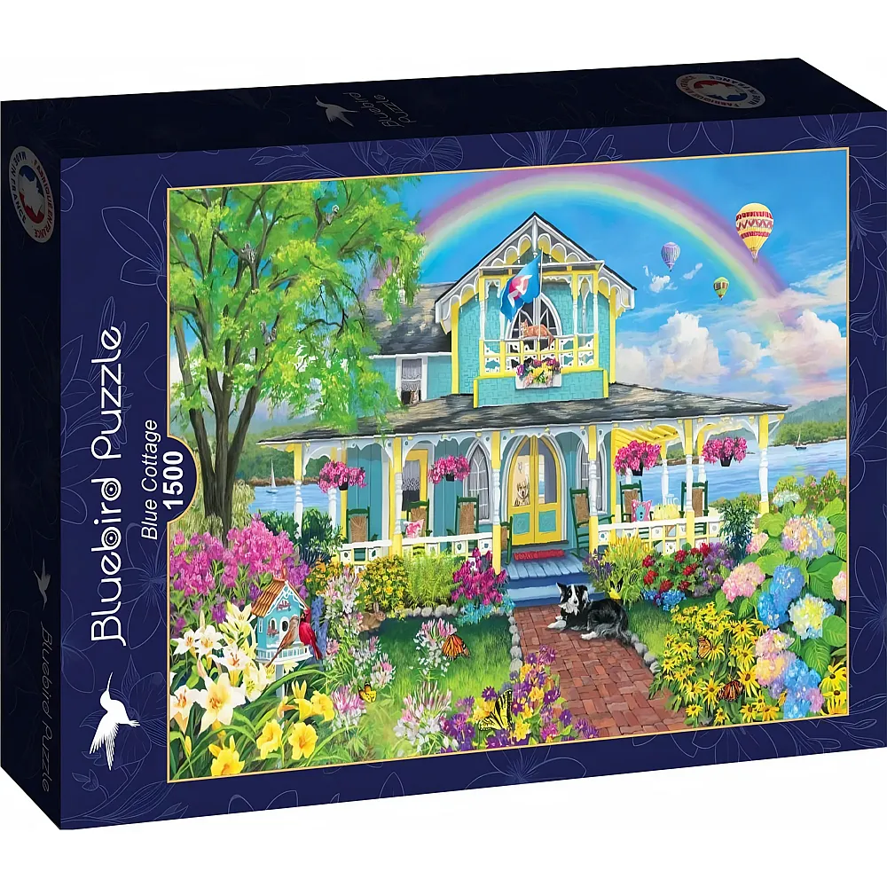 Bluebird Puzzle Puzzle 1500 Teile Blue Cottage