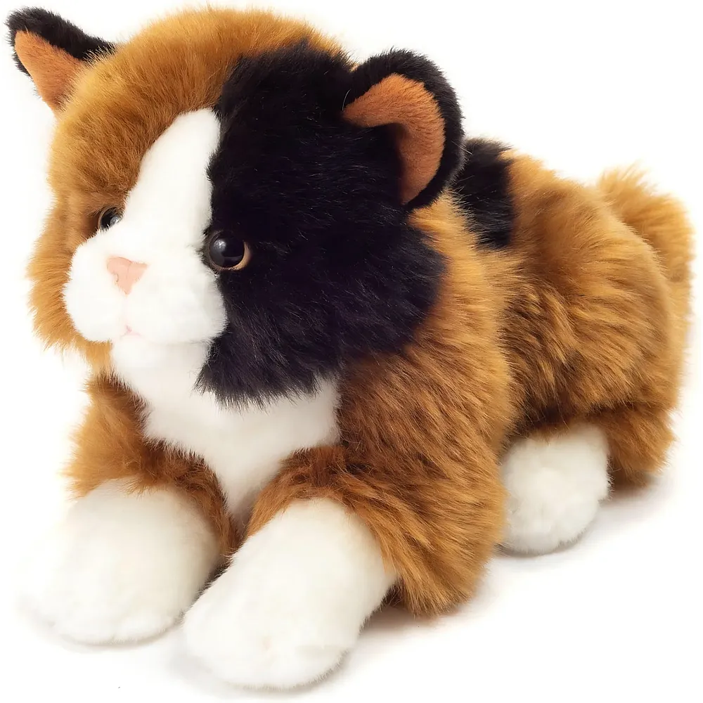 Teddy-Hermann Gatto portafortuna sdraiato - 20 cm