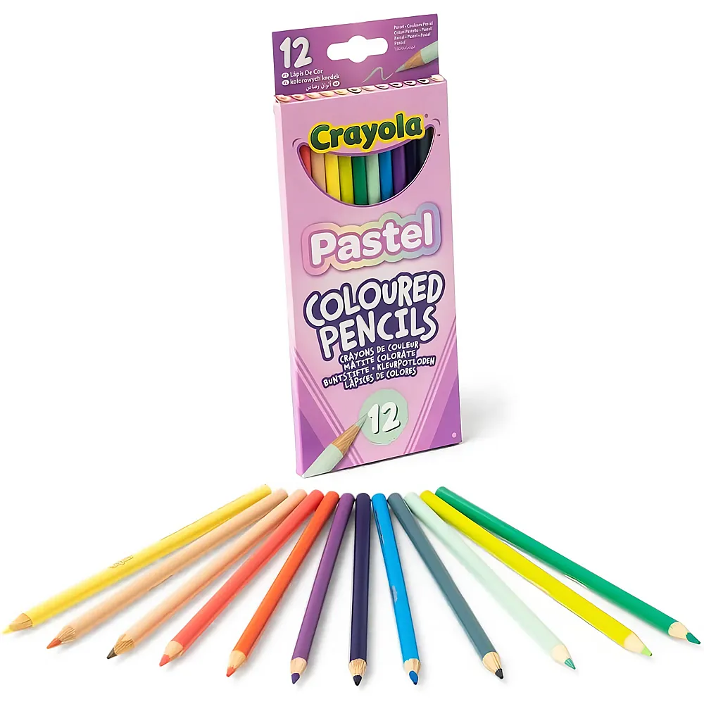 Crayola Buntstifte zum Zeichnen Pastel - 12 Teile
