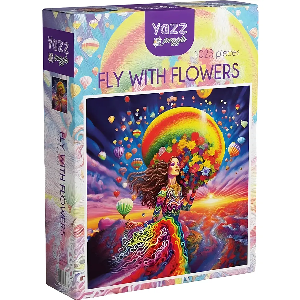 Yazz Puzzle Fly With Flowers 1023Teile