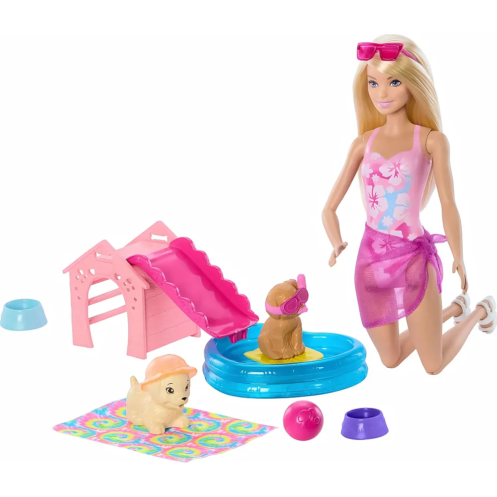 Barbie Pool Party - Aloha Blonde Puppe