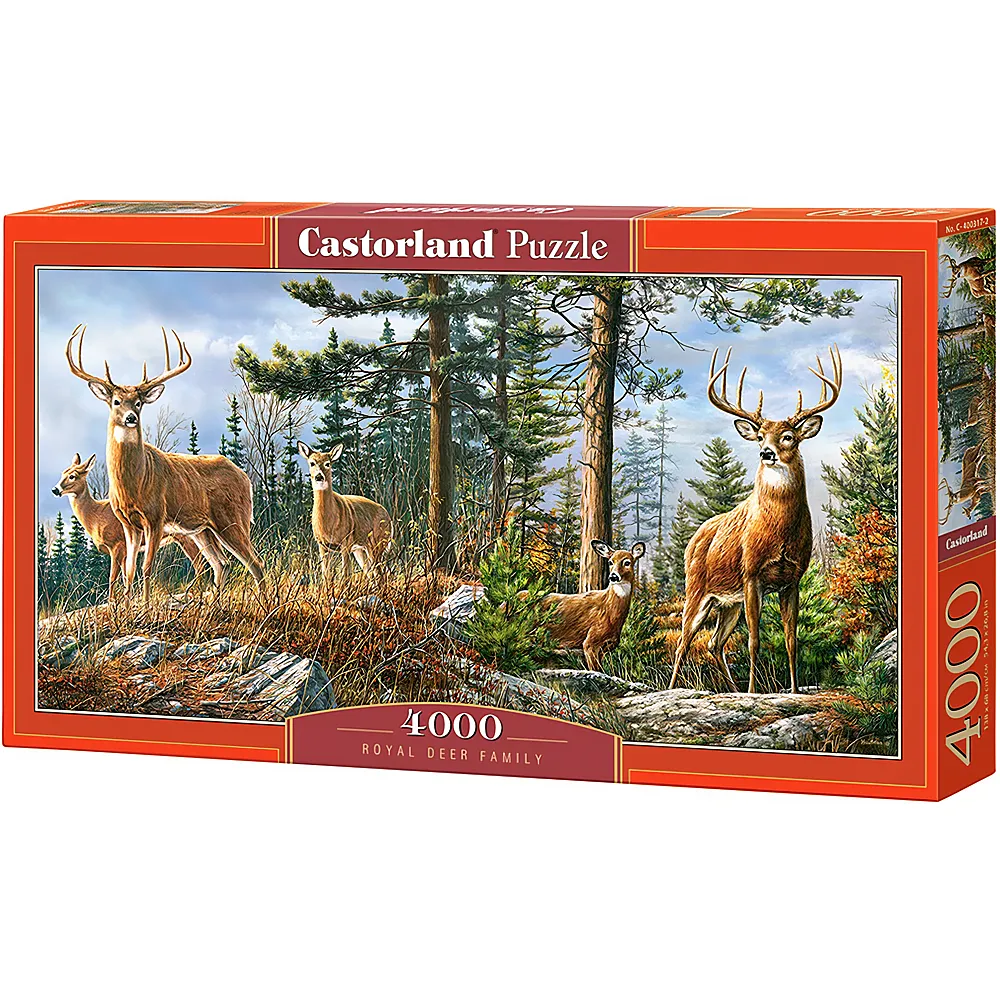 Castorland Puzzle Royal Deer Family 4000Teile
