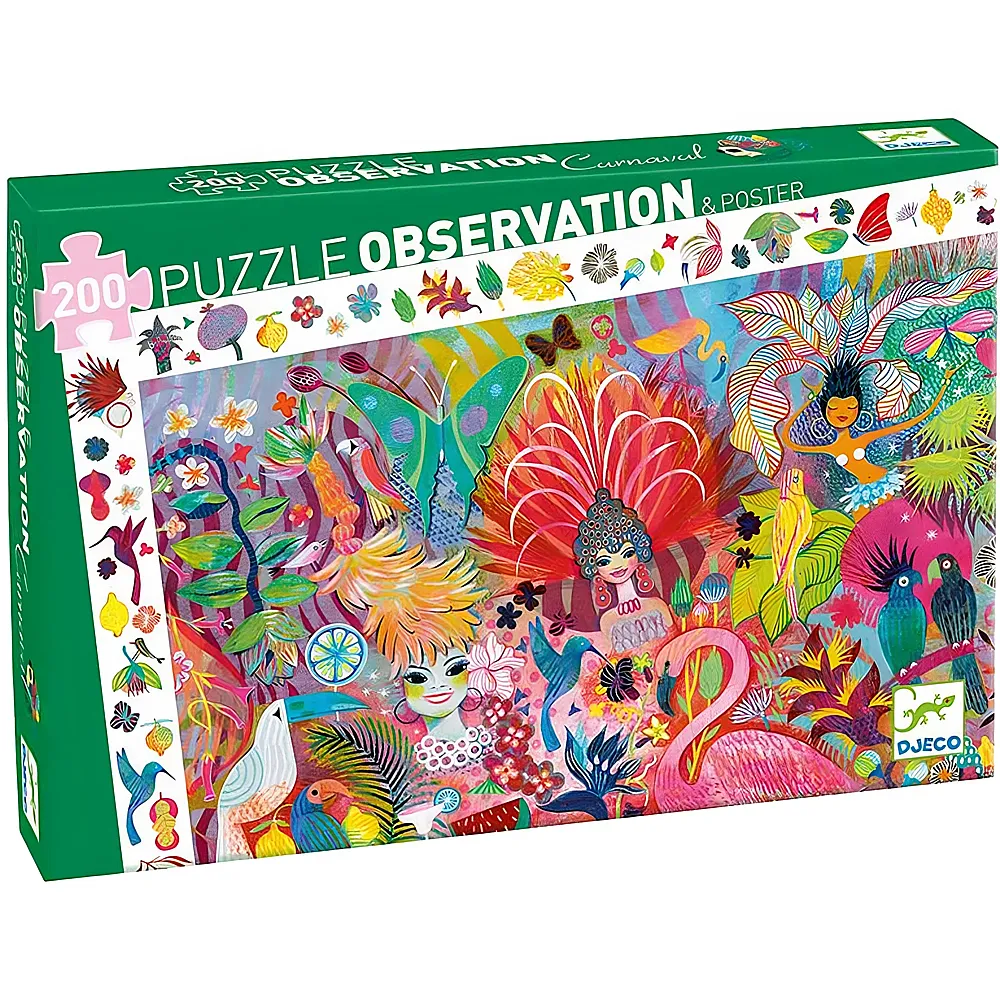 Djeco Puzzle Observation Rio Carnaval 200Teile