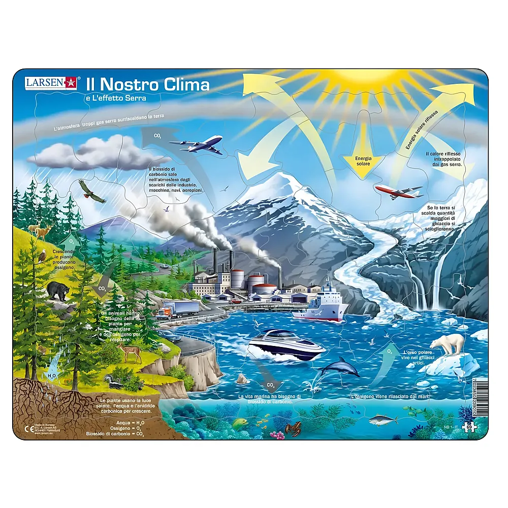Larsen Puzzle Il Nostro Clima - 69 Teile