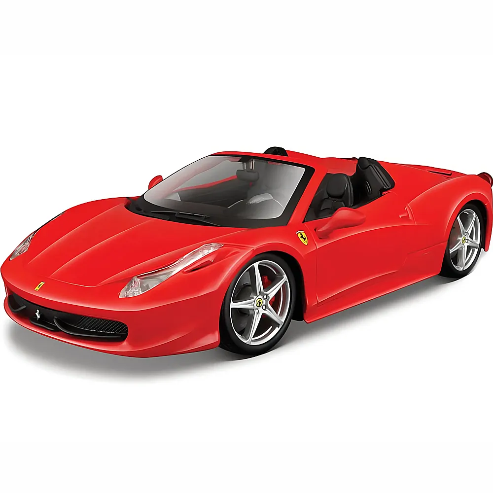 Bburago 1:24 Race & Play Ferrari 458 Spider Rot | Die-Cast Modelle