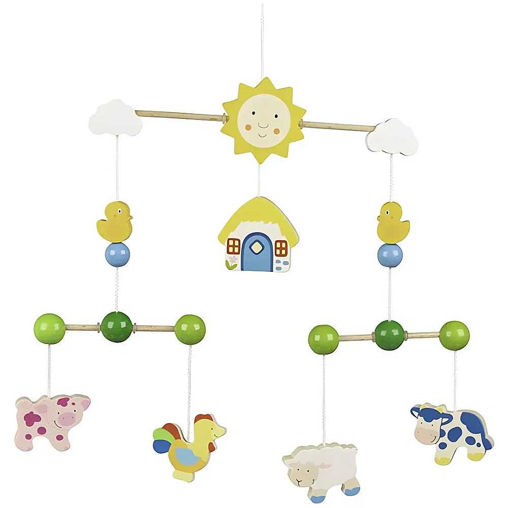 meinspielzeug - Goki Baby Mobile Bauernhof | Mobiles