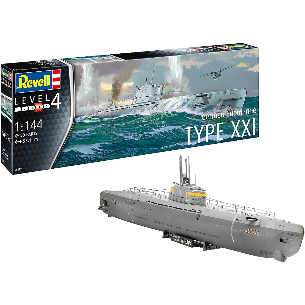 Revell German Submarine Typ XXI - Suche