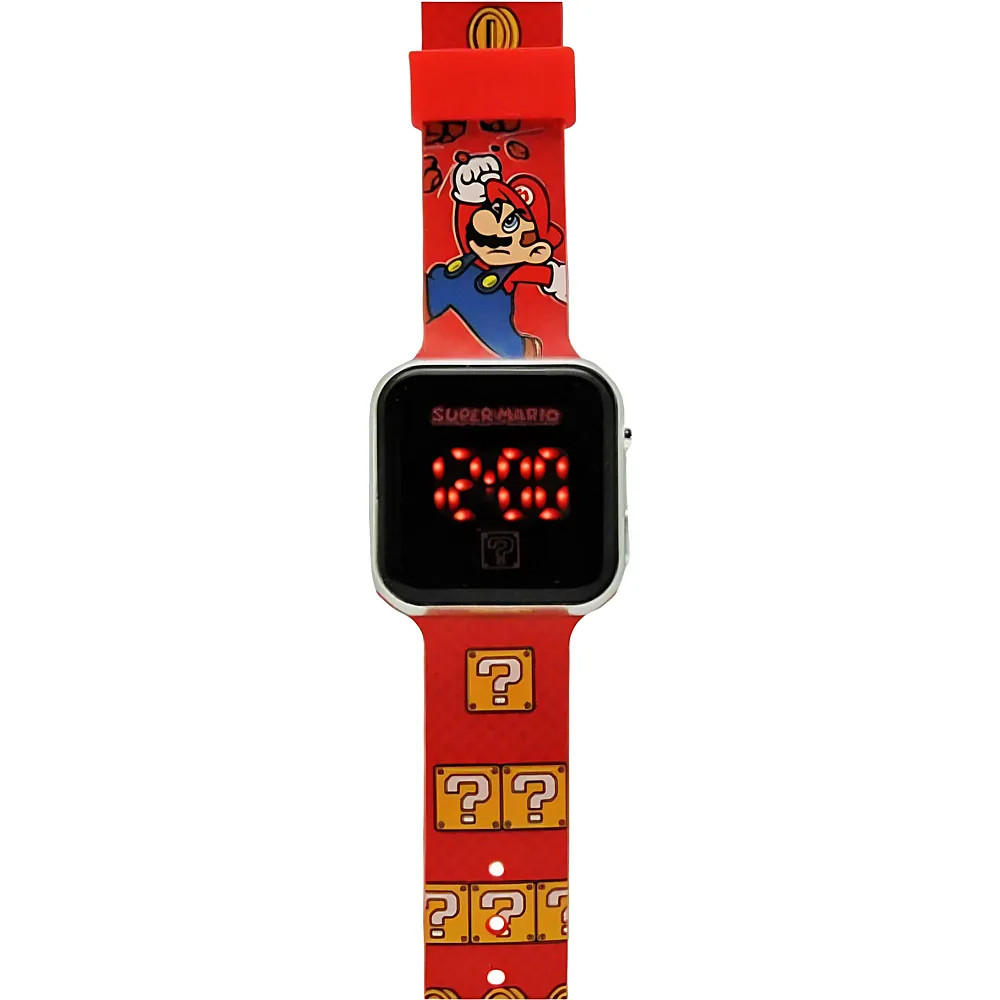 Kids Licensing Super Mario Armbanduhr LED