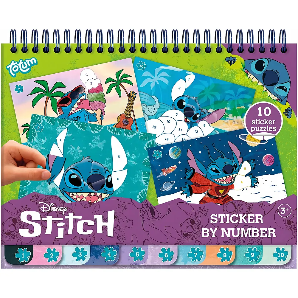 Totum Lilo & Stitch Stickerern nach Zahlenbuchstich