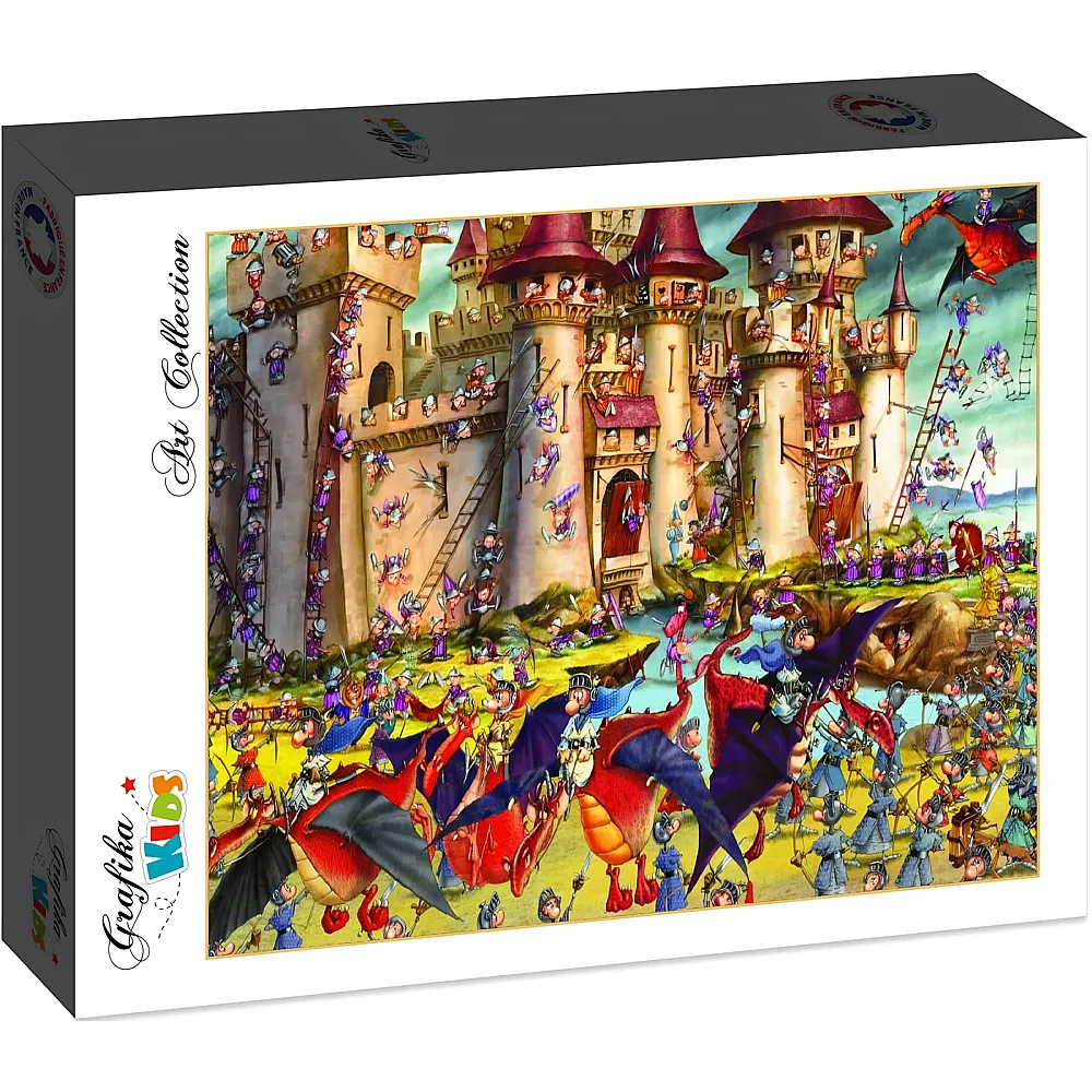 Grafika Puzzle Art Collection Franois Ruyer Grafika Kids Si�ge du Ch�teau Fort - 24 Teile
