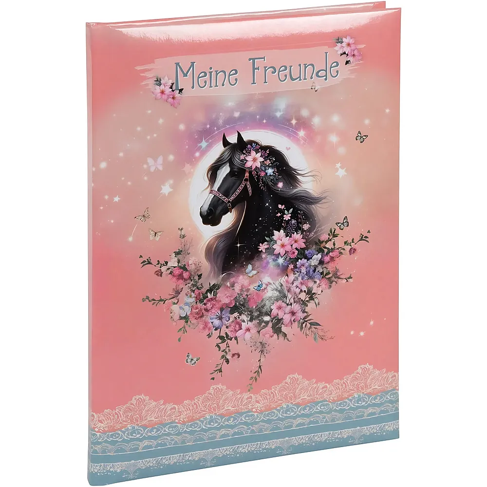 Goldbuch Freundebuch Luna