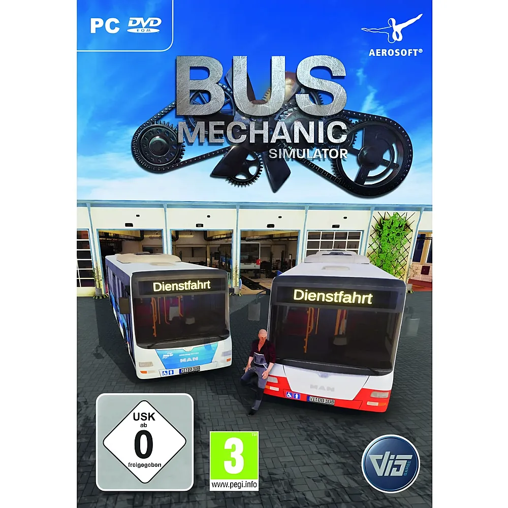 Aerosoft Bus Mechanic Simulator DVD PC DE/EN