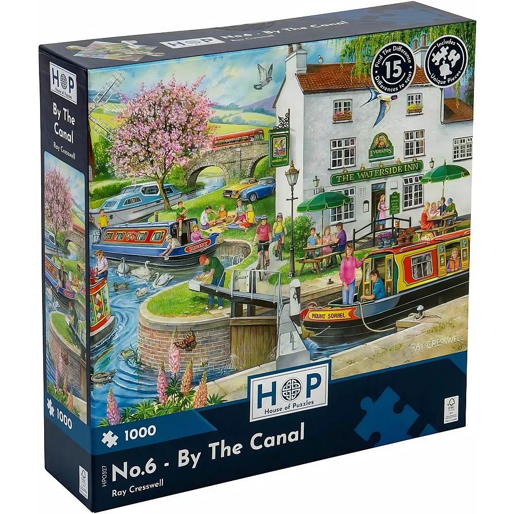 HOP - House of Puzzles No.6 - By The Canal 1000Teile