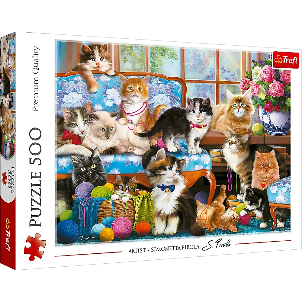 Trefl Puzzle Katzenfamilie 500Teile