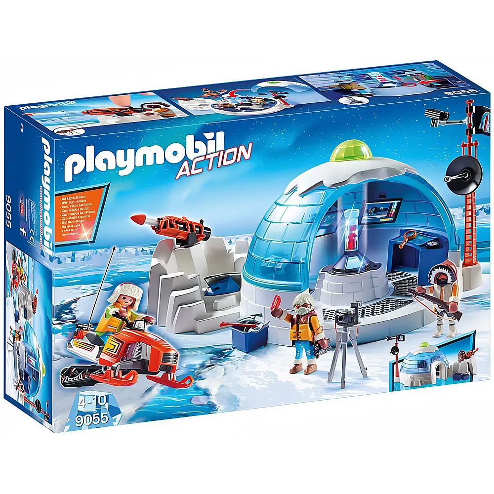 PLAYMOBIL Action Polar Ranger Hauptquartier 9055