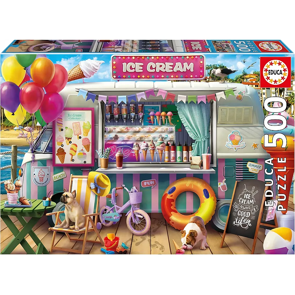 Educa Puzzle Ice Cream Van - 500 Teile