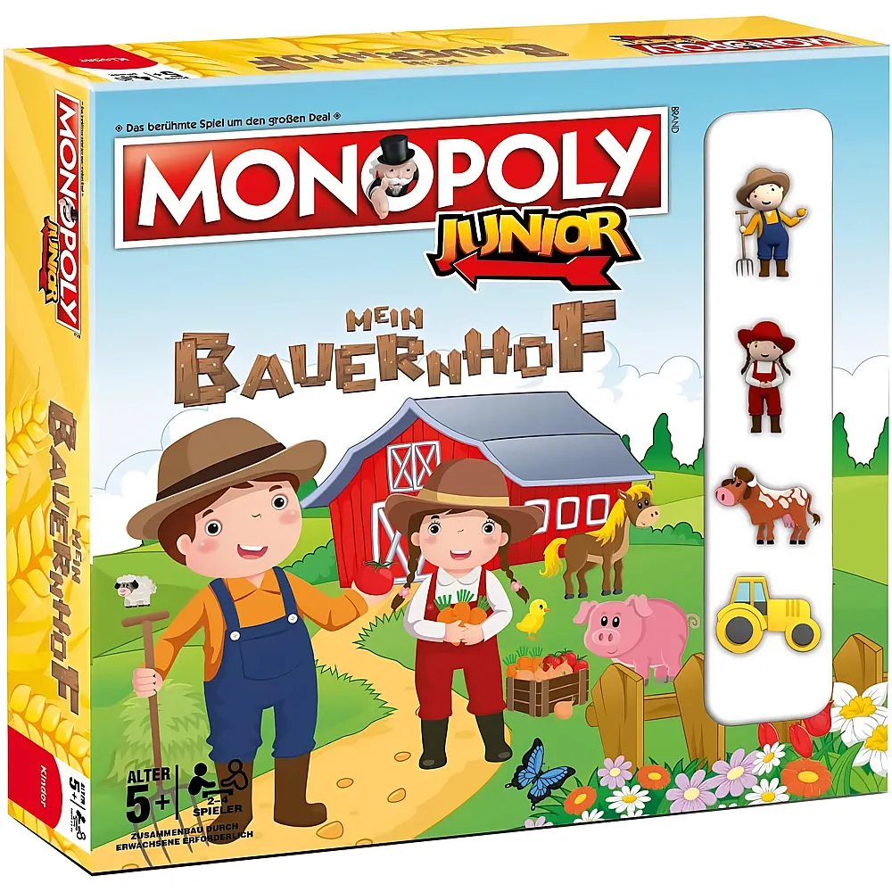 Winning Moves Monopoly Junior Mein Bauernhof DE