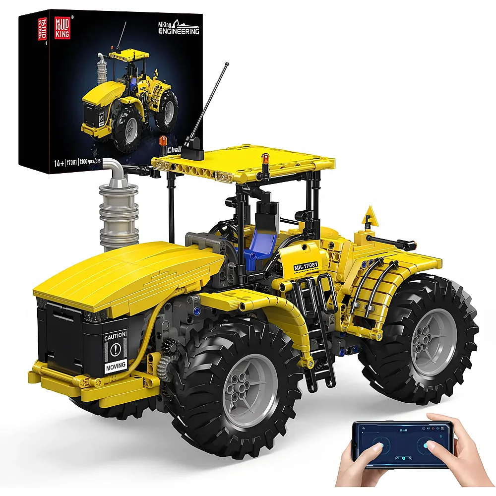Mould King Engineering Ferngesteuerter Baufahrzeug Traktor 17081