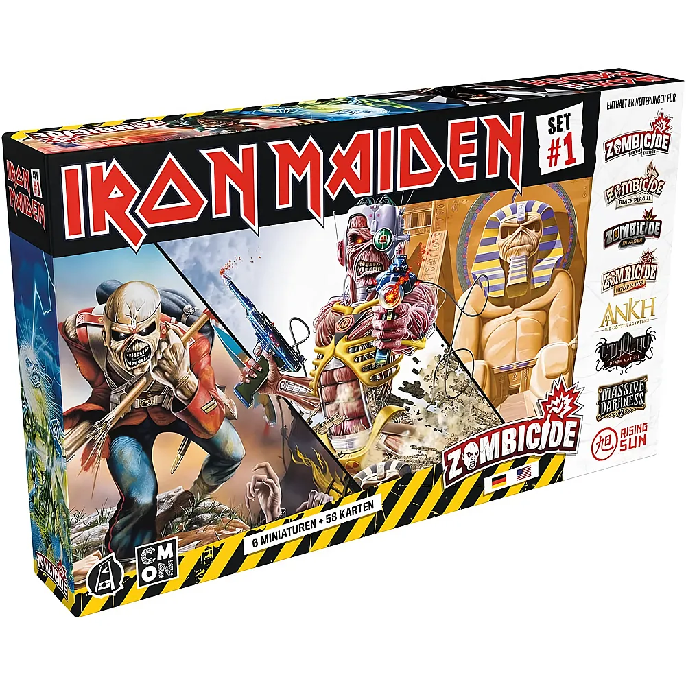 CMON Zombicide Iron Maiden Character Pack 1 - Deutsch