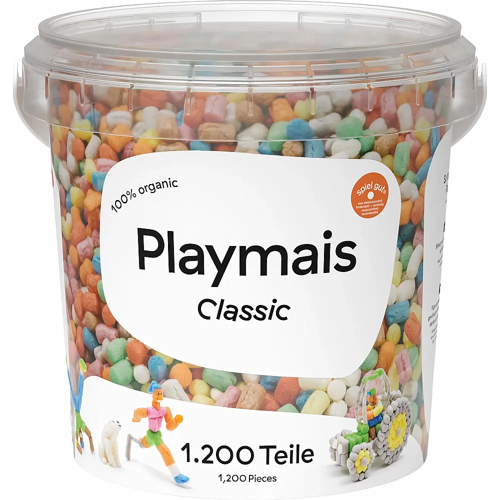 meinspielzeug - PlayMais Basic Classic Eimer 1200Teile | Mosaik
