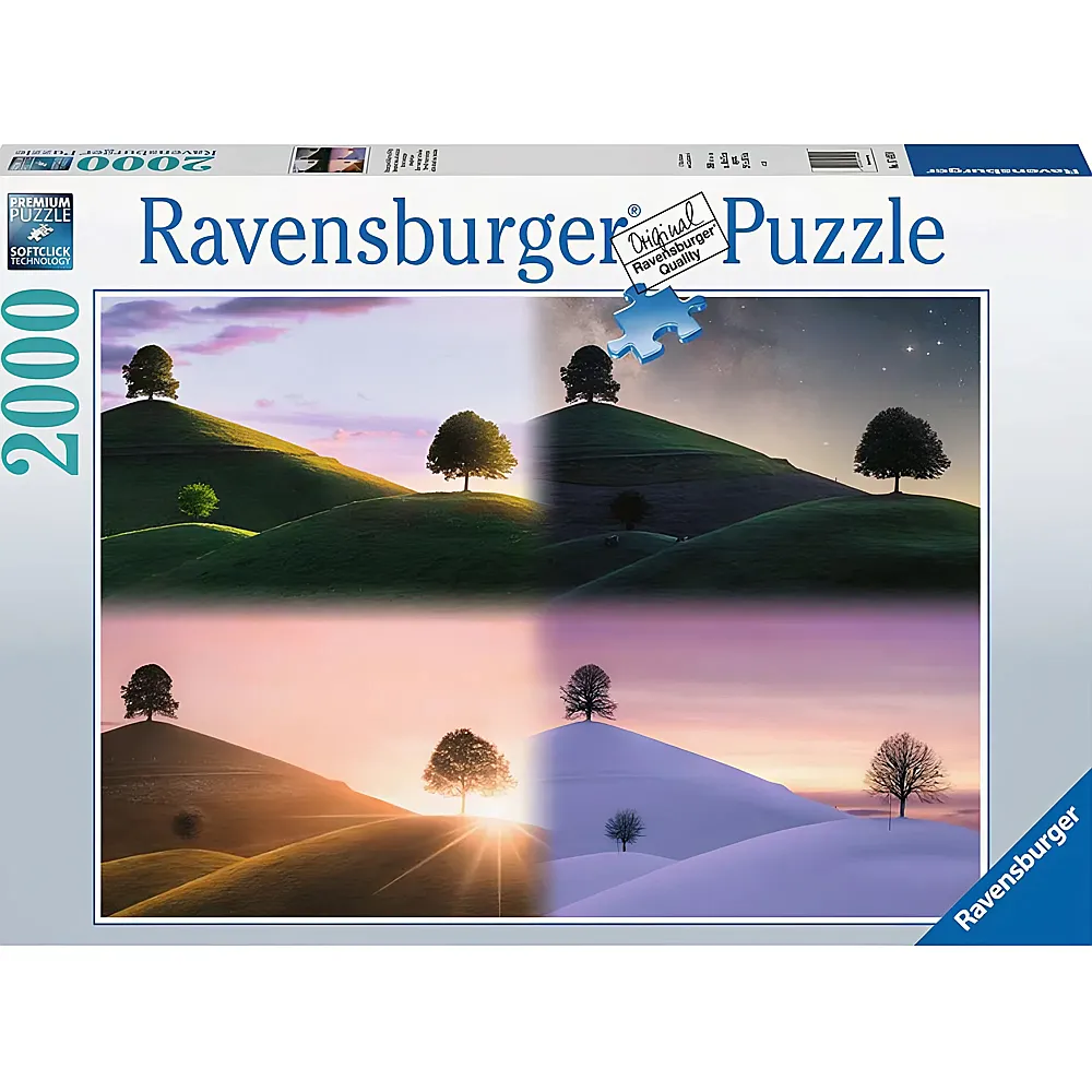 Ravensburger Puzzle Stimmungsvolle Bume und Berge 2000Teile