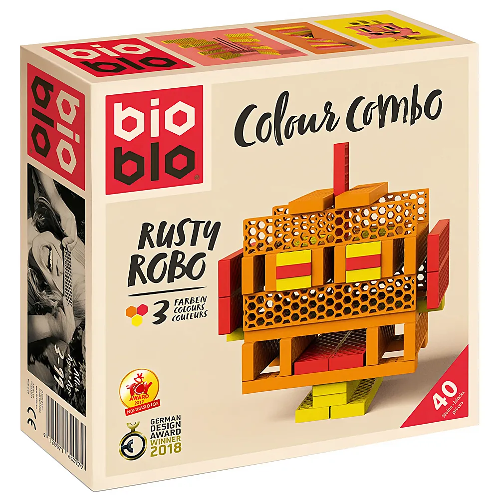 Piatnik Bioblo Colour Combo Rusty Robo 40Teile