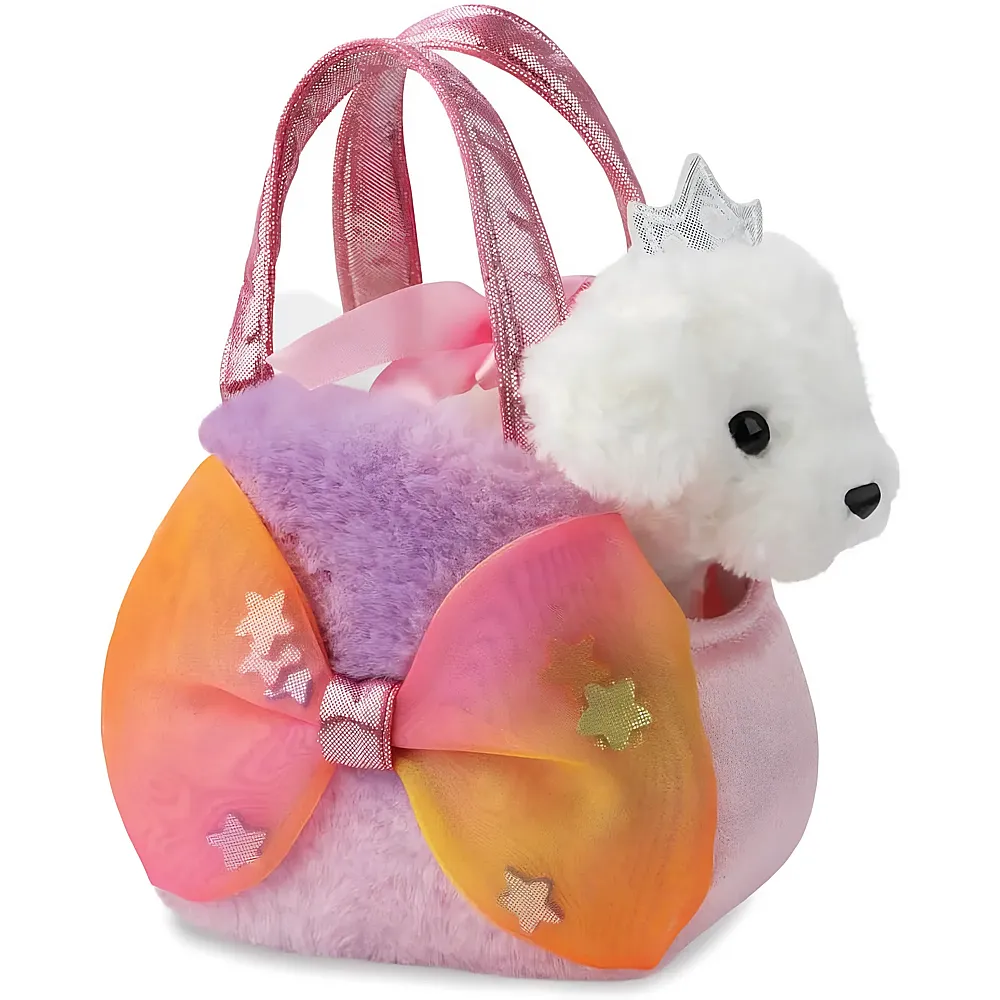 Aurora Fancy Pals Big Bow Princess Puppy - 20 cm