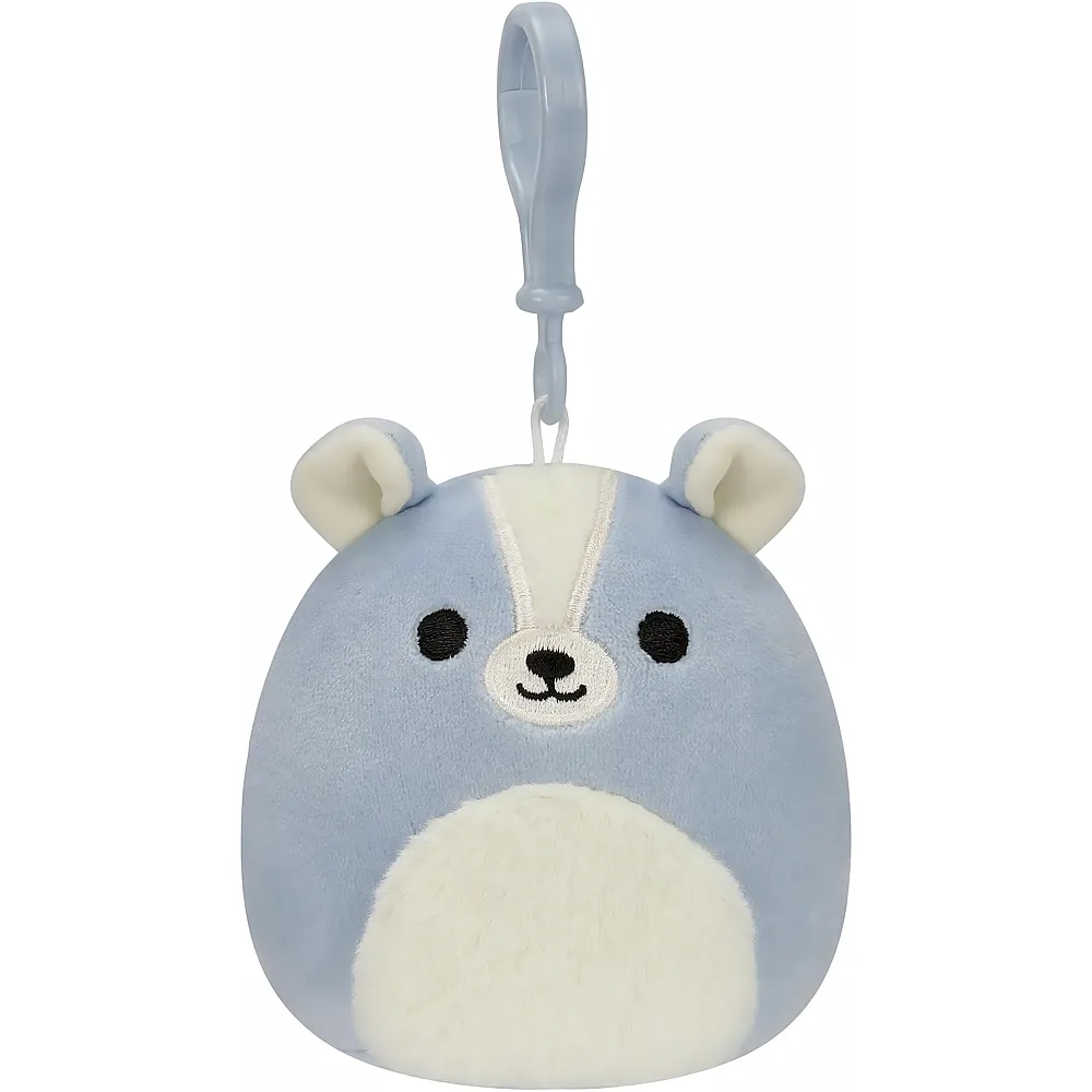 meinspielzeug - Squishmallows Clip-On Anh�nger Sol das blaue Stinktier - 9 cm | Accessoires
