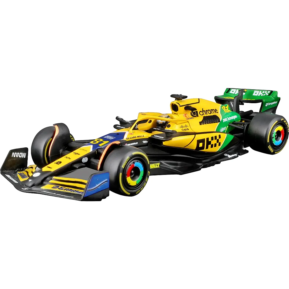 meinspielzeug - Bburago 1:43 McLaren F1 MCL38 Piastri 2024 Senna Edition | Die-Cast 1:43