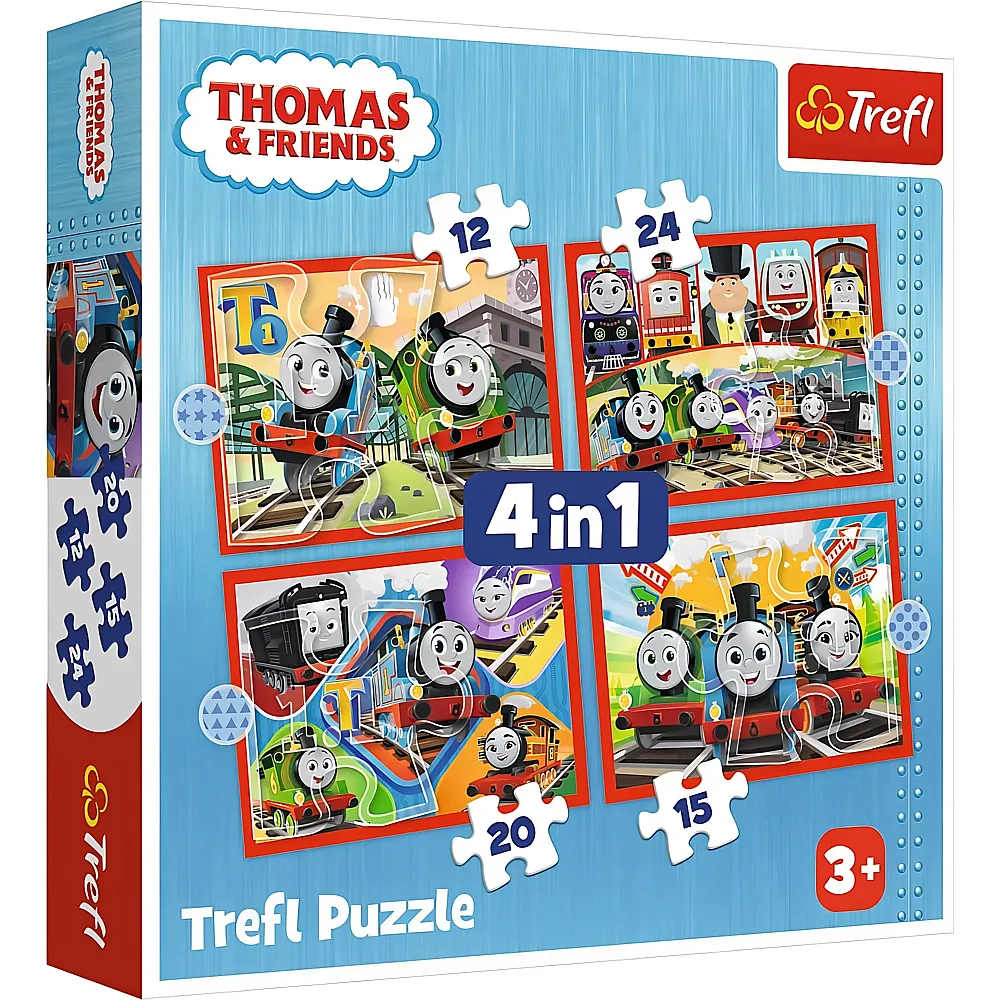 Trefl Puzzle 4in1 Thomas & Friends 12-24 Thomas und seine Freunde