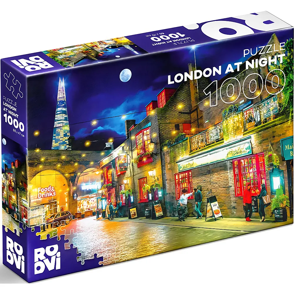 Roovi Puzzle London bei Nacht - 1000 Teile