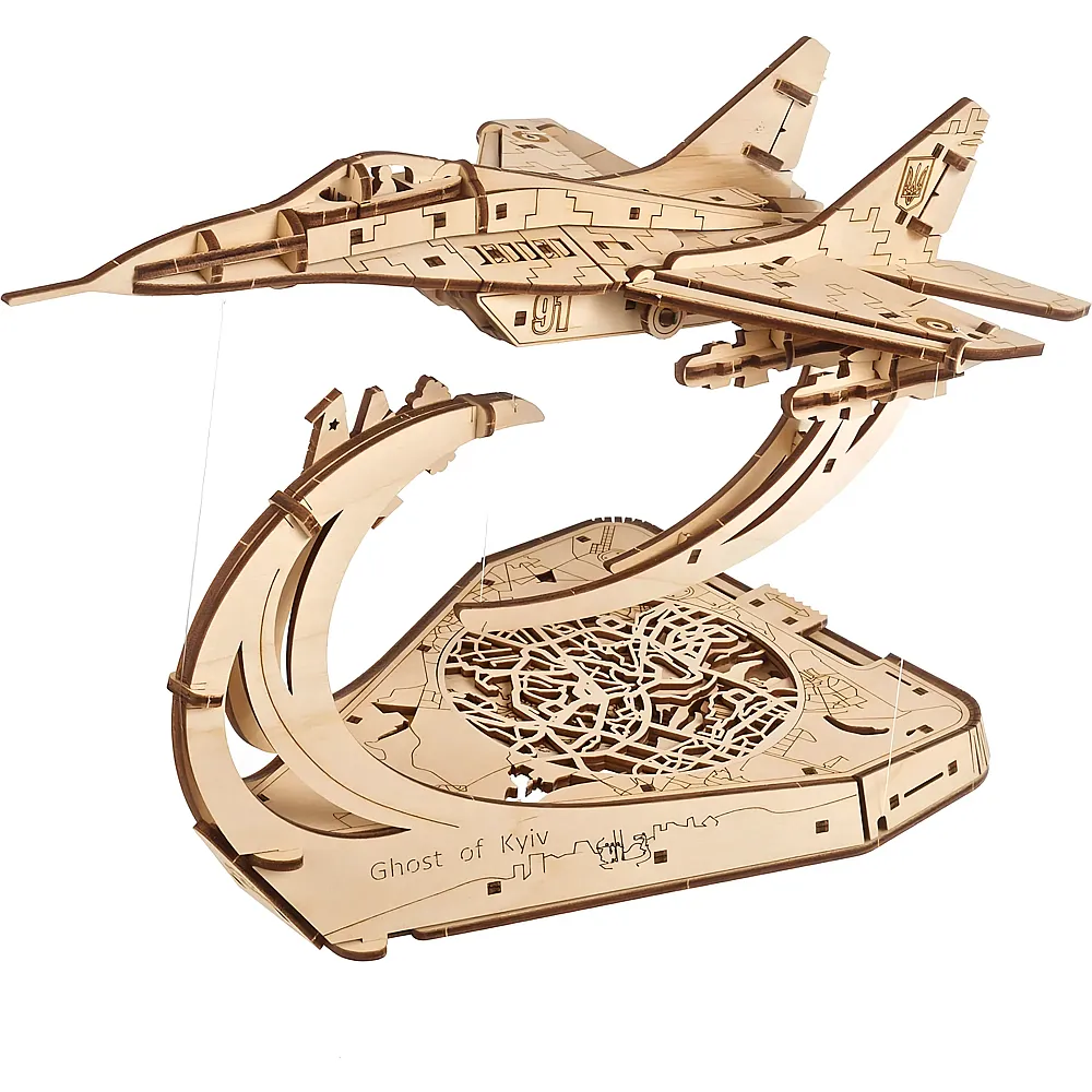 Ugears Kampfflugzeug der Geist von Kyiv - 181 Teile