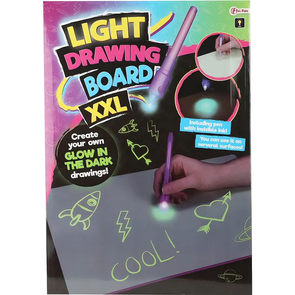 Sombo Licht Drawing Board XXL mit Licht oder unsichtbarer Tinte - Suche