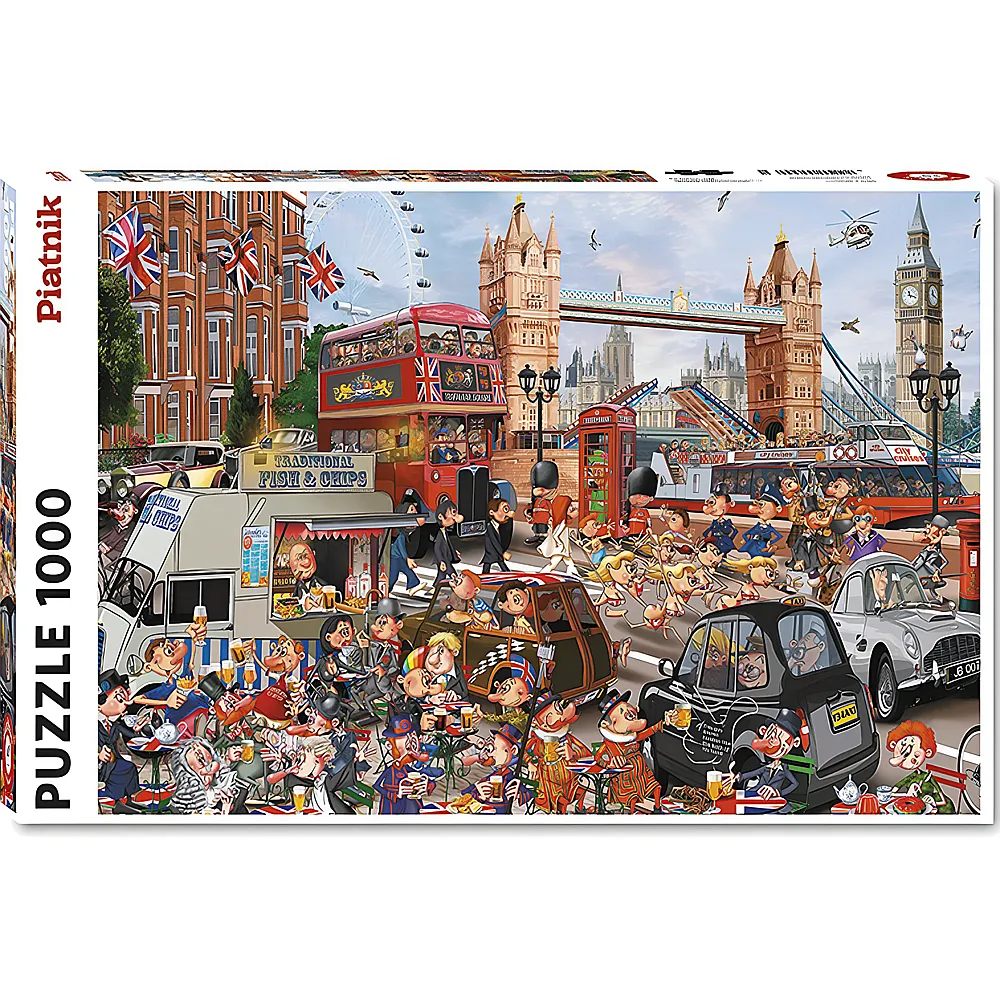 Piatnik Puzzle Ruyer Tower Bridge 1000Teile | Puzzle 1000 Teile